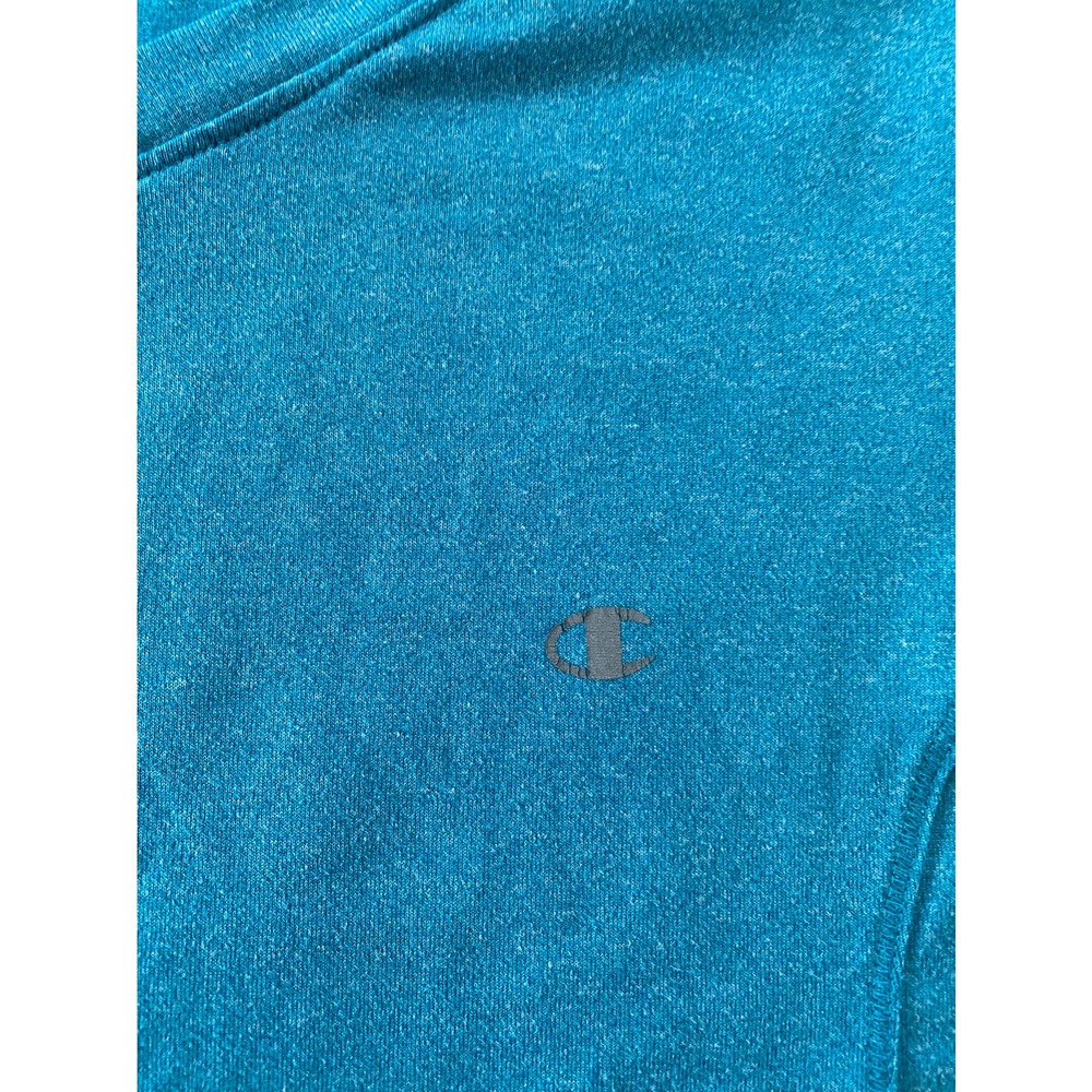 Women's Champion Teal V-neck T-Shirt - Medium - Picture 2 of 5